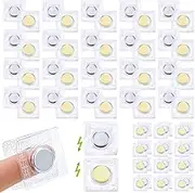 Fireboomoon 32 Pairs 3cm Invisible Hidden Sew Magnetic Snap,PVC Strong Magnetic Closures Fastener Snaps Buttons for Purses Handbag Clothing DIY Crafts