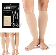 VARCOH (2 Pairs) Compression Socks For Women, Calf Compression Sleeves Men 20-30 mmHg,Calf Compression Sleeves for Women , Graduated Varicose Veins ,Indicated for Swelling, Cycling