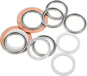 Complete Differential Maintenance Kit 12pcs Metal Washers for Differential Cover Gasket