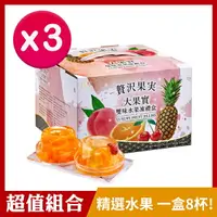 在飛比找樂天市場購物網優惠-[超值特惠]【盛香珍】大果實雙味(綜合+蜜柑)水果凍禮盒19