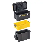 NSW NEW Stanley Rolling Workshop Tool Box 3-In-1