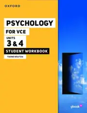 Psychology for VCE Unit 3 & 4 Student Workbook+obook pro