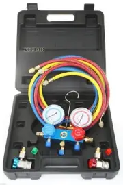 AC Manifold Gauge Set Quick Coupler Air Conditioner Refrigeration R134A R12 R22