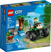 LEGO CITY ATV & Otter Habitat 60394 Set Fish Frog Toy Camera Walke Talke