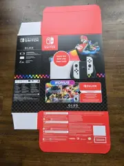 Nintendo Switch OLED- Mario Kart Edition - Box Only - Unfolded And Brand New!