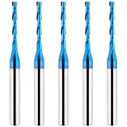 EANOSIC 5PCS Upcut Spiral Router Bit 1/4 inch Shank, 1/8 inch Cutting Diamete...