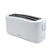 Tiffany Cool Touch 4 Slice Toaster - White