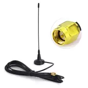 UHF 433MHz 3dBi Magnetic Base SMA Male Antenna for Remote Control Telecontrol