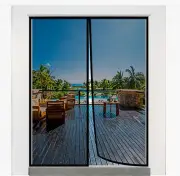 Magnetic Closure Screen Door for 39"X99" French Door Sliding Door Pet and Dog Fr