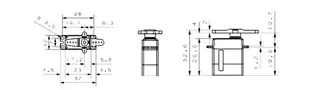 空拍機配件 KST全金屬數字舵機 DS215MG DS315MG DS525MG DS589MG DS565X