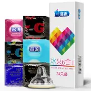 24Pcs Ultra-Thin Latex Condom for Men Sex Products Condoms Dotted Ribbed G Point