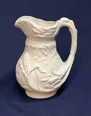 BENNINGTON BROOKLYN & METROPOLITAN MUSEUM ART PITCHER PARIAN MMA CORN ON COB TDM