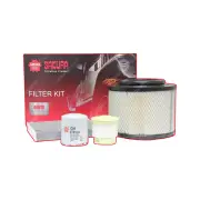 Sakura 4WD Filter Service Kit for Toyota Hilux KUN16 KUN26 3L 4CYL 13-ON