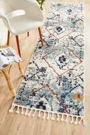 Rug Culture Blue Multi Soft Moroccan Rug