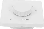 ERINGOGO Volume Control Switch Volume Control Knob Sound Tone Knob Speaker Selector Switch Passive Volumes Controller Sound Control Switch Speaker Tone Control Audio Switcher White Plastic