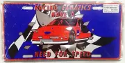 NEED FOR SPEED PRESSED NUMBER LICENSE PLATE TIN DECORATION GIFT #2194