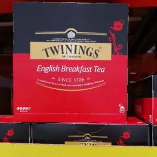 有發票 好市多代購 Twinings 唐寧茶 早餐茶 紅茶 (100入茶包)