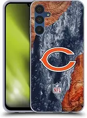 Head Case Designs Officially Licensed NFL Wood Resin Print Chicago Bears Art Gel Case [Military Grade Protection] Compatible with Samsung Galaxy A15