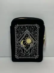 The Quirky Cup Collective Sun Moon Black Gold Velvet Kindle/E-reader Sleeve NWT