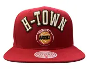 Men's Mitchell & Ness Red NBA Houston Rockets ZZ HWC Snapback - OSFA