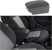 Compatible For Suzuki Celerio Armrest For Celerio Armrest Box Modification Parts Add Storage Box Car Accessories USB Multifunction(B3-black black 7 usb)