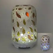 Gold Leaf Glass Mosaic Electric Essential Oil Diffuser Small