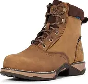 ARIAT Women's Anthem Round Lacer Waterproof Composite Toe Work Boot Western