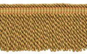 Pumpkin Patch 3" Bullion Fringe with Fancy Woven Header [By the Yard]