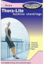 Thera-Lite 15-20 mmHg Knee Length Compression Stockings (Latex-Free) (Large,...