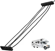 Rv Storage, 16.4Ft Elastic Storage Net, Anti Falling Baffle Cargo Netting for Rv Cabinet, Trunk Trailer Side Cargo Luggage, and Organization