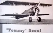 Rare THOMAS-MORSE PLAN + BUILDING ARTICLE & SCALE DATA for 30" UC Model Airplane
