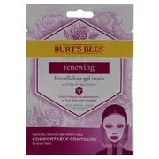Burts Bees Renewing Biocellulose Gel Face Mask by Burts Bees for Women - 1 Pc Mask