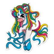 Unicorn Ballet Dancer Vinyl Decal Sticker - ebn9722