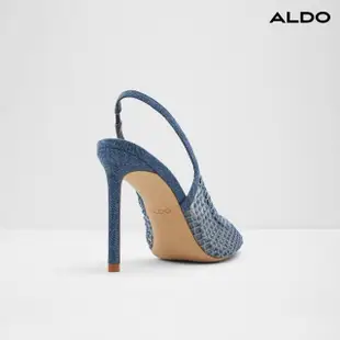 【ALDO】MARCIANA-耀眼水晶尖頭涼跟鞋-女鞋(藍色)