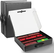 Cyiwniao HO Gauge Model Train Storage Box, 4 Slots Horizontal Compatible with Model Railway locomotives, Wagons and Vehicles, HO Scale Train Accessories (2)