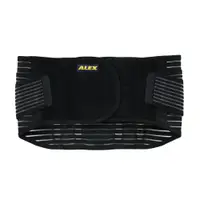 在飛比找松果購物優惠-ALEX 人性化加強型護腰-台灣製 護具 黑透明 (9.9折