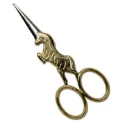 Sullivans 4-inch Unicorn Embroidery Scissors, Gold