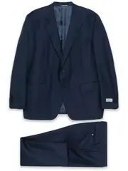 [Canali] wool suit 54 Blue