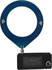 SI4732 Shortwave Radio Receiver Portable 0.5-108MHz Mini Radio, Pocket Size Radio, LSB USB AM FM Full Band Radio Receiver with 1.9" IPS Screen, Loop Antenna Included A (Balck Ring Version)