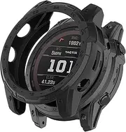 Case Protector Compatible for Garmin Tactix 7/Enduro 2 Watch Silicone Bezel Protective Bumper Case Cover Shell
