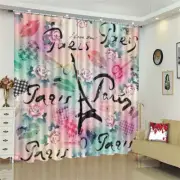 Wonderful Color Painting 3D Blockout Photo Print Curtain Fabric Curtains Window