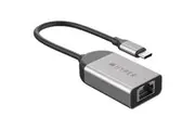 Hyperdrive Ethernet Adapter USB-C 2.5Gbps RJ45 Ethernet Adapter Space Grey