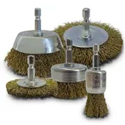JOSCO BRUMBY Wire Brush Kit 1/4inch -Hex - 5 Piece
