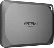 Crucial X9 Pro 2TB USB-C External Portable SSD with 1050MB/s Speed for PC MAC PS5 Xbox Android iPad Pro, Space Gray