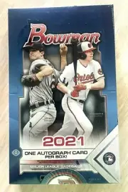 2021 Bowman Baseball Factory Sealed Hobby Box