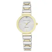 Anne Klein Two-Tone Band Silver Dial Women's Watch - AK2435SVTT