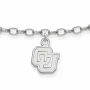 SS Univ of Colorado C-U 9 inch Anklet
