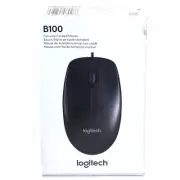 Logitech B100 (910-001439) Corded Optical USB Mouse Corded