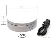 2023 Mini Turntable Rotating Display Stand 4.75 White Base for 1/64 Scale Cars