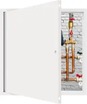 Thicken 1Mm 20" X 20" Metal Access Panel, Metal Access Door with Screwdriver Lat